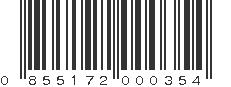 UPC 855172000354