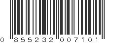 UPC 855232007101