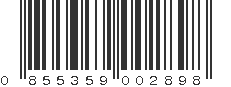 UPC 855359002898