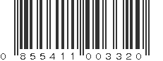 UPC 855411003320