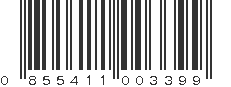 UPC 855411003399