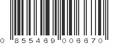 UPC 855469006670