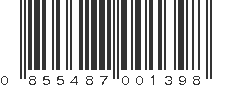 UPC 855487001398