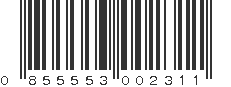 UPC 855553002311