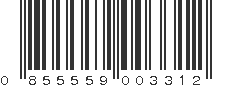 UPC 855559003312