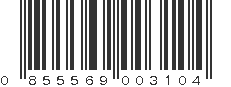 UPC 855569003104