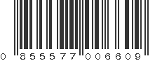 UPC 855577006609