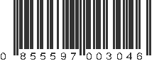 UPC 855597003046