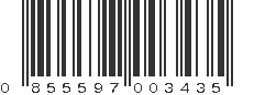 UPC 855597003435