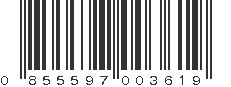 UPC 855597003619