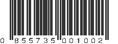 UPC 855735001002