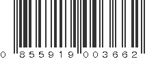 UPC 855919003662