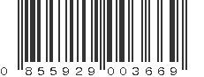 UPC 855929003669