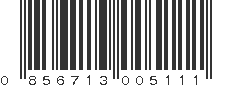 UPC 856713005111