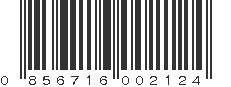 UPC 856716002124