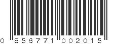 UPC 856771002015