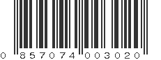 UPC 857074003020