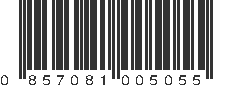 UPC 857081005055