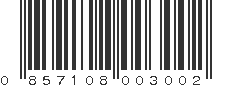 UPC 857108003002