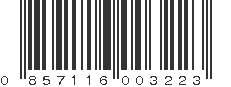 UPC 857116003223