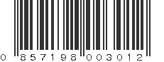 UPC 857198003012