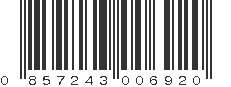 UPC 857243006920