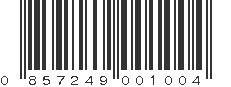 UPC 857249001004