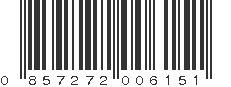 UPC 857272006151