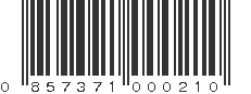 UPC 857371000210