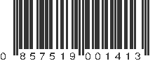 UPC 857519001413