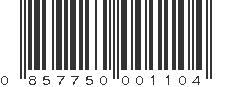 UPC 857750001104