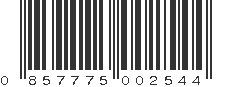 UPC 857775002544