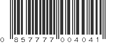 UPC 857777004041