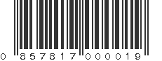 UPC 857817000019