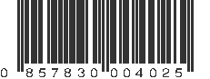 UPC 857830004025