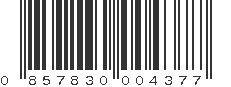 UPC 857830004377