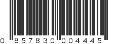 UPC 857830004445