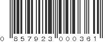 UPC 857923000361