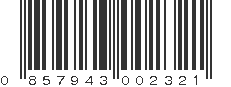 UPC 857943002321