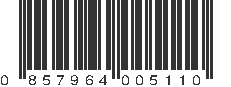 UPC 857964005110