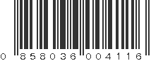 UPC 858036004116