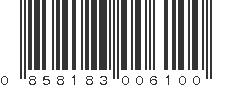 UPC 858183006100