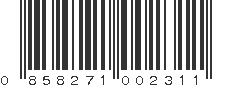 UPC 858271002311