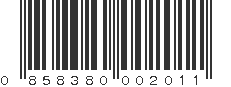 UPC 858380002011