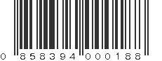 UPC 858394000188