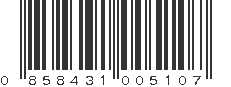 UPC 858431005107