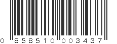 UPC 858510003437