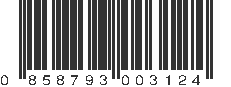 UPC 858793003124