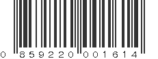 UPC 859220001614