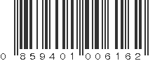 UPC 859401006162